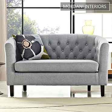 Gabino Light Grey Loveseat Sofa
