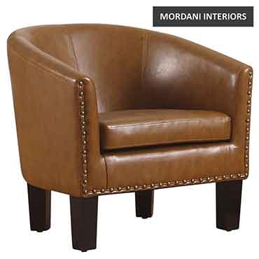 Ginger Caramel Club Chair