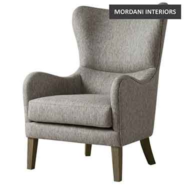 Granvalley Grey Wingback Chair