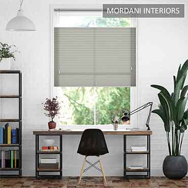 Grey Top Down Bottom Up Honeycomb Blind