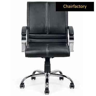 Ibis Mid Back Leather Office Chair 