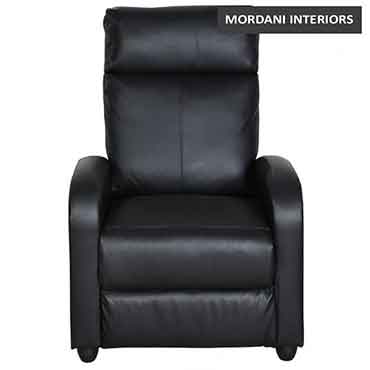 Ingram Black Recliner Chair