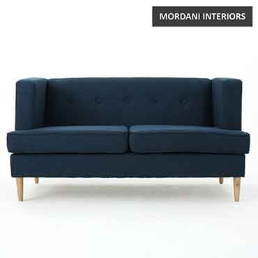 Navy Blue Kalmar Two Seater Sofa