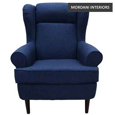 Larvik Blue Arm Chair