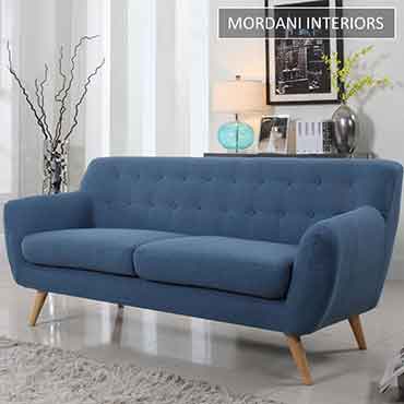Lintel Polo Blue 2 Seater Bespoke Sofa