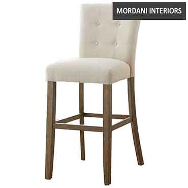 macy Cushioned Seat  Solid Wooden  Bar Stool