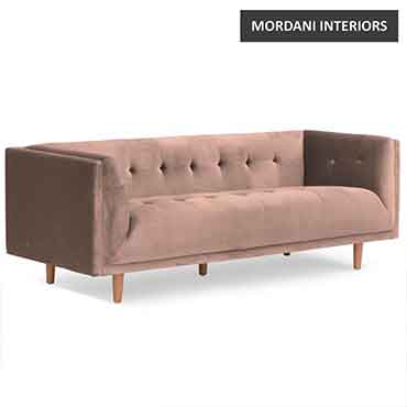   Malmo Pink Designer Sofa 