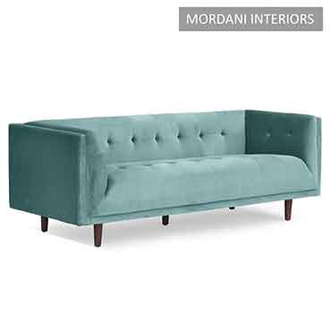   Malmo Light Blue Designer Sofa 