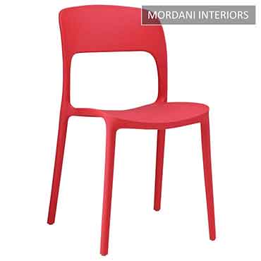 Merlot Red Cafe Chair