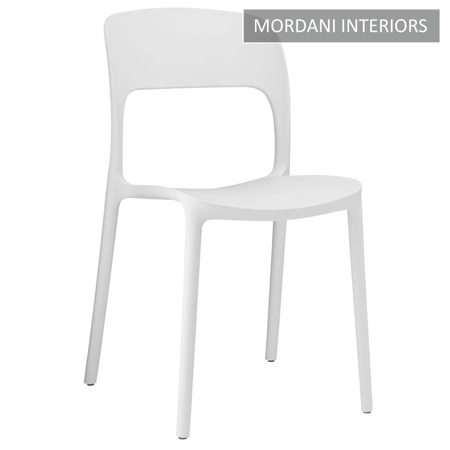 Merlot White Cafe Chair