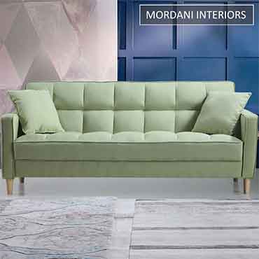 Mosipa 2 Seater Green Designer Sofa
