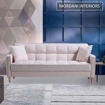 Mosipa 2 Seater Beige Designer Sofa