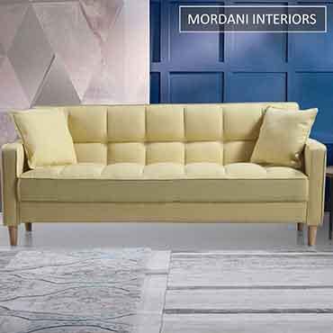 Mosipa 2 Seater Yellow Designer Sofa