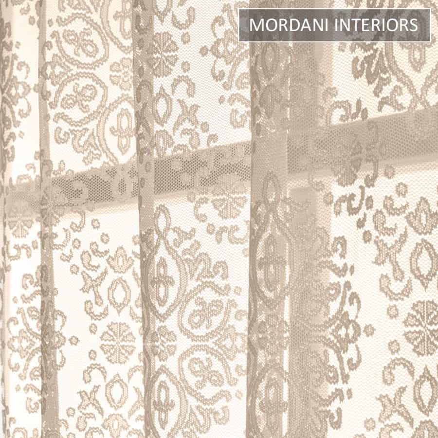 Natural Motiff Sheer Curtain
