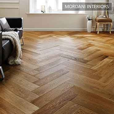 Oak Berlin Herringbone Engineered Wooden Flooring