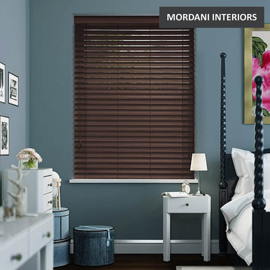 Old Mahogany Wooden Venetian Blind