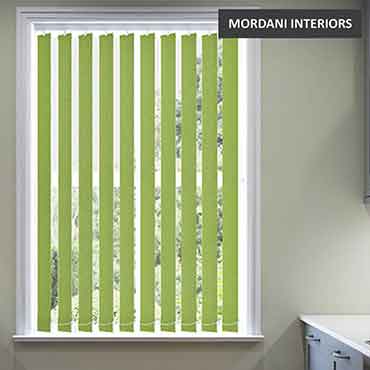 Olive Green Vertical Roller Blind