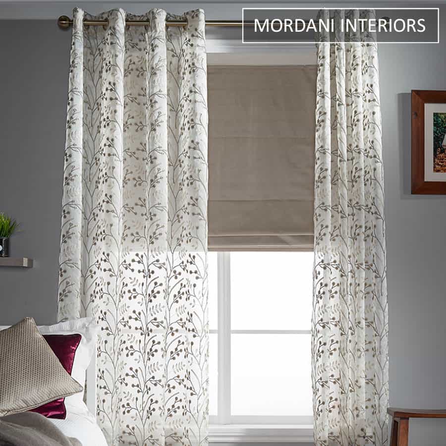 Pebble Printed Sheer Curtain