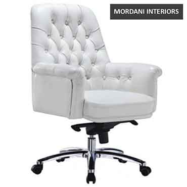 Senator Mid Back 100% Genuine Leather Chair