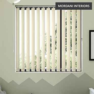 Tan Beige Vertical Roller Blind