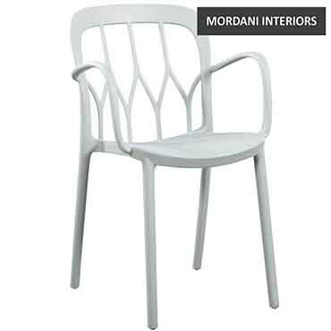 Tollop White Cafe Chair
