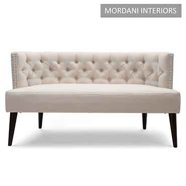 Valaro 2 Seater Light Beige Velvet Bespoke Sofa