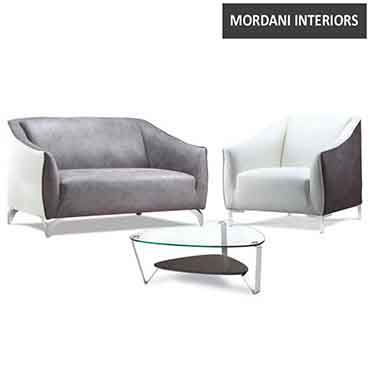 Wainscott Leatherette Designer Sofa