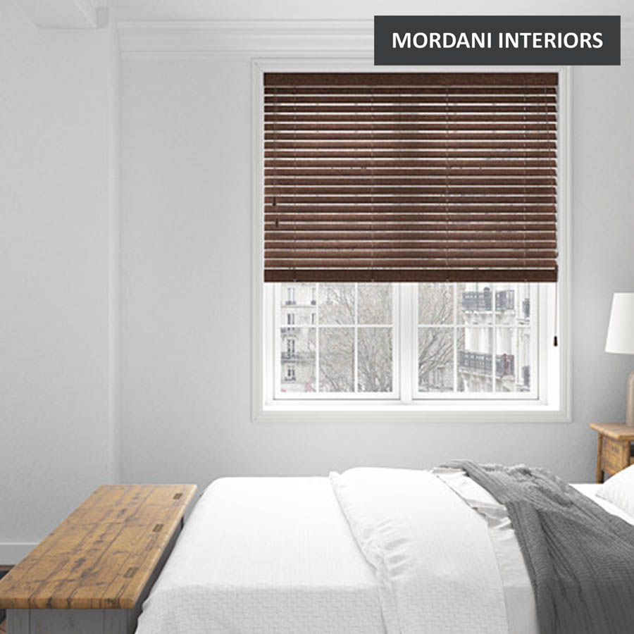 Walnut  Wooden Venetian Blind