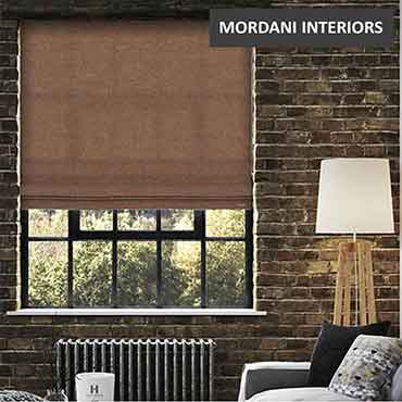 Walnut Roman Blind